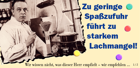 Spa&szlig;zufuhr - Konzept, Text