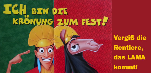 K&ouml;nigreich f&uuml;r ein Lama - Konzept, Text